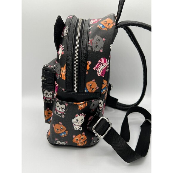 Disney Parks Loungefly Cats Backpack with Ears Cheshire Marie Extremely Rare main image 9